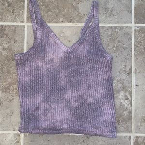 American Eagle Purple fade v neck tank top!
